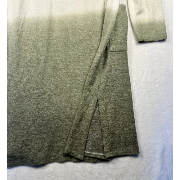 Torrid Womens Super Soft Open Front Olive Cream Long Cardigan 2X Boho Whimsigoth - Picture 9 of 11